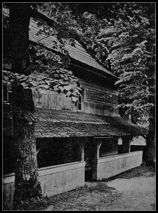 Toleranční kostel na Hrubé Lhotě, foto Florian Zapletal (1924)