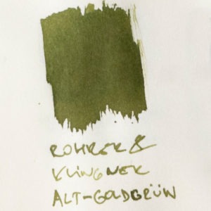 Rohrer&Klingner Alt-Goldgrün