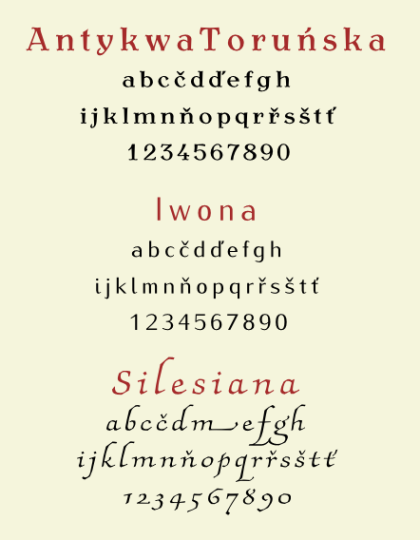 Polské fonty zdarma